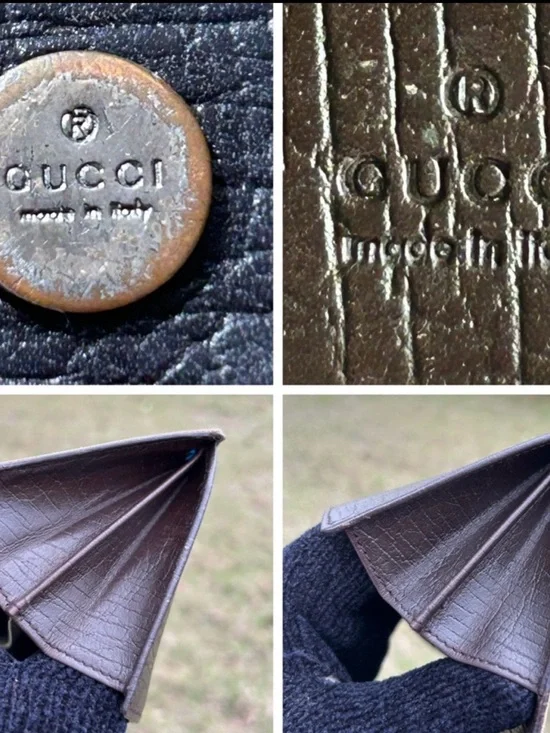 GUCCI GG Monogram Brown long Wallet - Picture 4 of 15